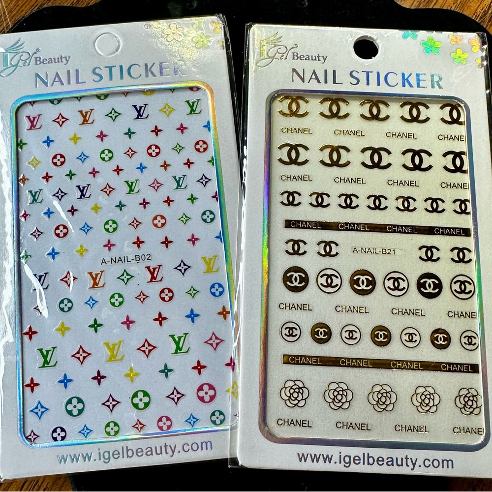 Nail Sticker Set - Multicolor